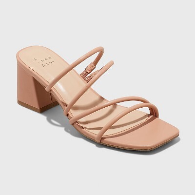 

Женские туфли-мулы Blakely на широком каблуке — A New Day Light Brown, Коричневый