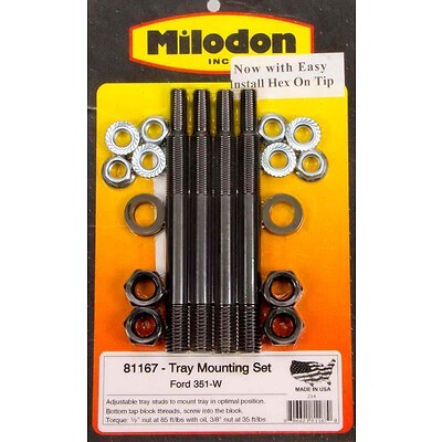 MILODON For Ford 351W Windage Tray Installation Kit 81167