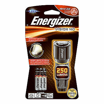 Energizer 138350 Vision HD Performance Metal Flashlight 250 lumens