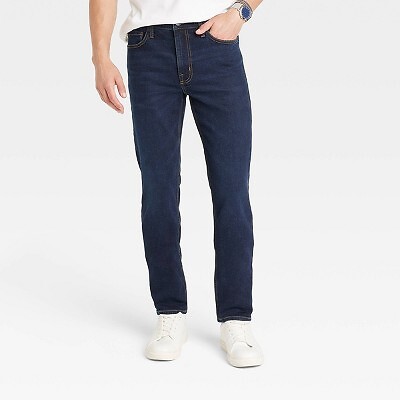 

Мужские джинсы Slim Fit из пеньки - Goodfellow - Co Blue Denim