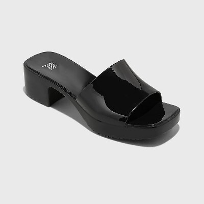 

Женские туфли-мулы Macy на каблуке — Wild Fable Black, Черный