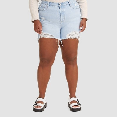 

Женские джинсовые шорты с высокой посадкой Levis Plus Size 501 Original - Ojai Top