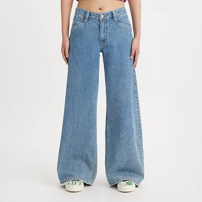 

Женские мешковатые широкие джинсы со средней посадкой Levis 94 — Take Chances 27, Not available