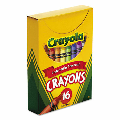 Classic Color Crayons, Tuck Box, 16 Colors 52-0016  - 1 Each