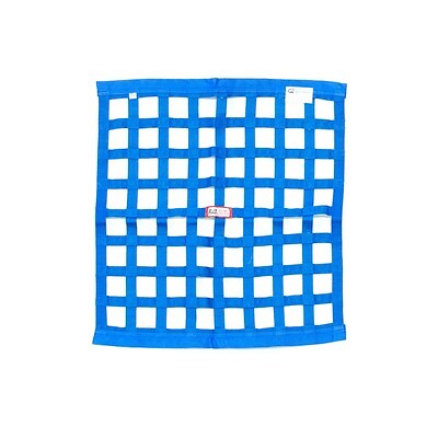 RJS SAFETY Ribbon Window Net 24x24 Blue SFI 10000603