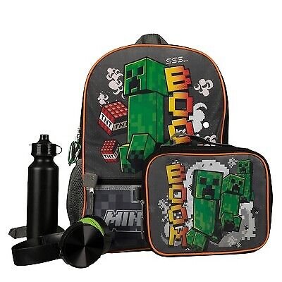Minecraft Kids' 16'' Backpack Set with Headphone