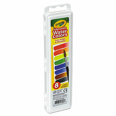 Watercolors, 8 Assorted Colors 53-0080  - 1 Each