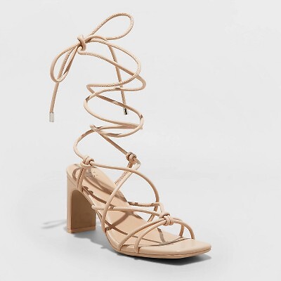 Женские туфли Bria Strappy Heels - A New Day Tan 8.5