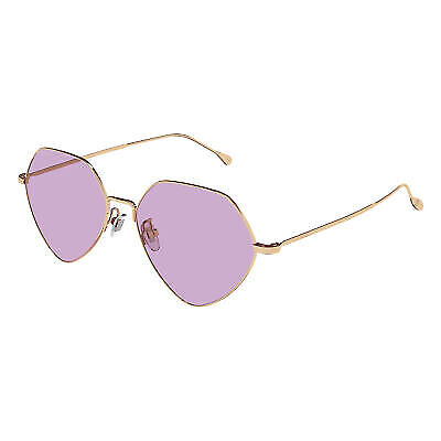 Pre-owned Gucci Gg1182s-004 Gold Gold Pink/ Sunglasses