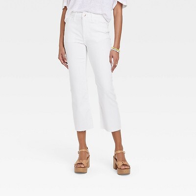 

Женские джинсы Bootcut с высокой посадкой - Universal Thread White, Белый