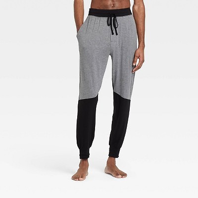 

Мужские пижамные штаны Hanes Premium с цветными блоками Sleep Jogger - черный