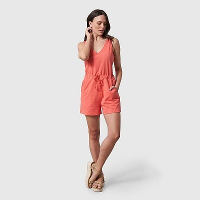 

Женский комбинезон из органического трикотажа United By Blue - Coral Pink, Розовый