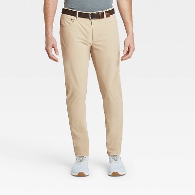 

Мужские узкие брюки для гольфа Big - Tall — All in Motion, хаки, Khaki