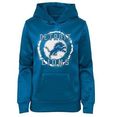 

Флисовая толстовка с капюшоном для девочек NFL Detroit Lions, Not available
