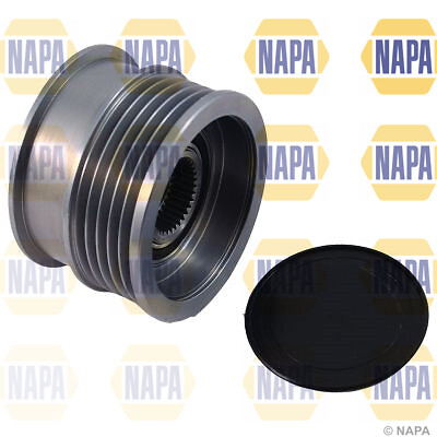 Overrunning Alternator Pulley fits OPEL ZAFIRA B 2.0 05 to 10 Clutch NAPA New