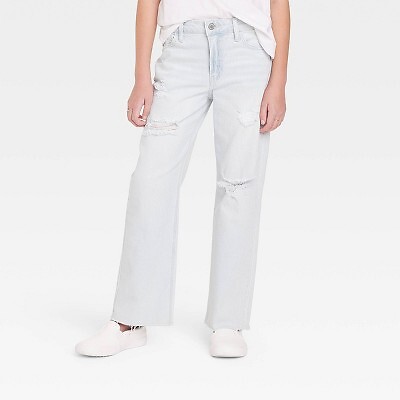 

Джинсы Dad с высокой посадкой для девочек - арт-класс Light Wash 8, Not available