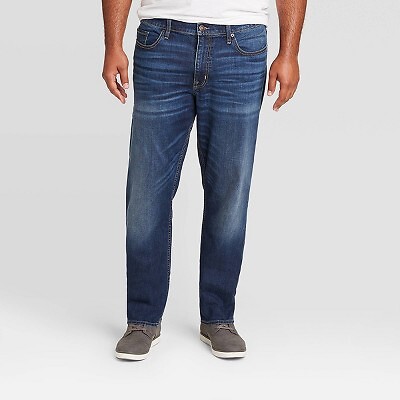 

Мужские джинсы Big - Tall Athletic Fit - Goodfellow - Co Dark Wash