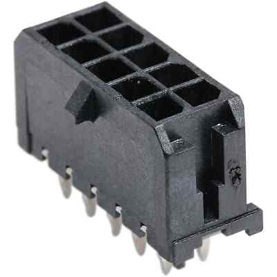 7pc MOLEX 43045-1012 Header 2 Row Vertical Polarizing Peg 10 Pin Tin Plate SMT/