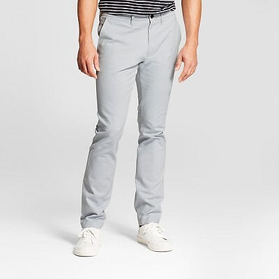 

Мужские брюки чинос Slim Fit - Goodfellow - Co Светло-серый 34x30, Not available