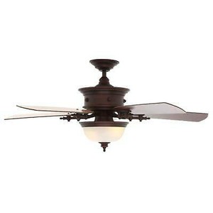 Hampton Bay Dawson 54 In Indoor Weathered Copper Ceiling Fan For