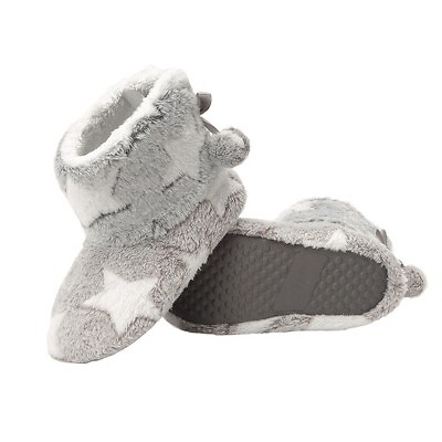 

Jessica Simpson Girl Plush Star Тапочки-ботинки - Серый/Очень большой