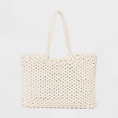 

Сумочка Rope Tote — новый дневной крем, Cream