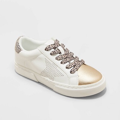 

Кроссовки Talia на шнуровке с леопардовым принтом для девочек - арт-класс 1, Not available