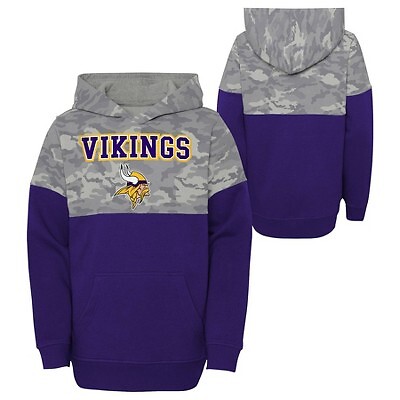 

Толстовка с капюшоном и длинными рукавами для мальчиков NFL Minnesota Vikings, Not available