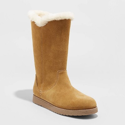 

Ботинки женские Charleigh Tall из овчины - Universal Thread Tan