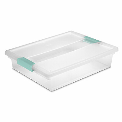 Sterilite 19638606 Large Clip Box - Quantity 6