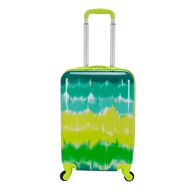 

Детский чемодан Crckt Hardside Carry On Spinner — зеленый галстук с краской