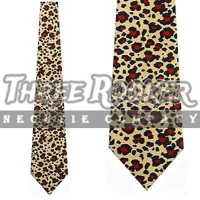 Leopard Tie Leopard Print Neckties Mens Animal Print Ties
