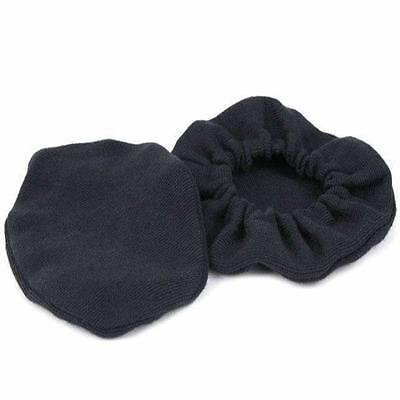 Rugged Radios EAR-COVER, 2 Pack Black Cotton Cloth Ear Cover For Headsets Perfor