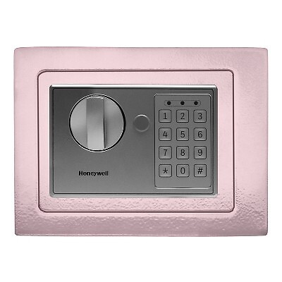 Компактный цифровой охранный бокс Honeywell 0,17 куб. футов — розовый