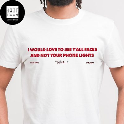 Tyler The Creator New Billboard I Would Love To See Y All Faces T-Shirt