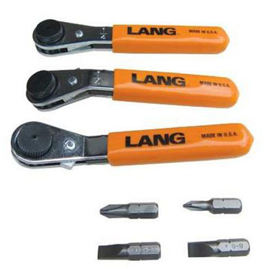 Lang Tools 5278 7 piece Ratcheting Screwdriver Wrench Set