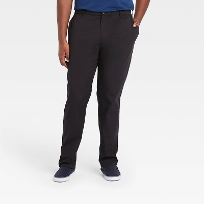 

Мужские брюки чинос Big - Tall Athletic Fit Hennepin Tech - Goodfellow - Co Black, Черный
