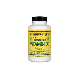 Healthy Origins Vitamin D3 5000 Iu Vegetarian 180 Softgels