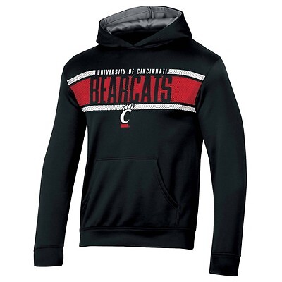 Толстовка из полиэстера с капюшоном для мальчиков NCAA Cincinnati Bearcats — M