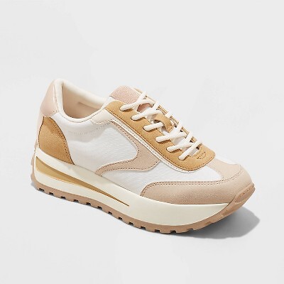 

Женские кроссовки на шнуровке на платформе Venus — Wild Fable Beige 7, Not available