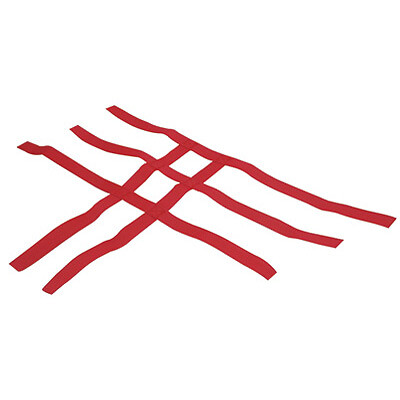Comp Series Nerf Bars Replacement Webbing Red for Yamaha