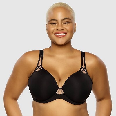 

Женский бюстгальтер Paramour большого размера Amaranth Contour T-shirt - черный 40DD, Not available
