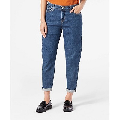 

Женские укороченные джинсы-бойфренды DENIZEN from Levis со средней посадкой - Splish Splash, Splish splash stonewash