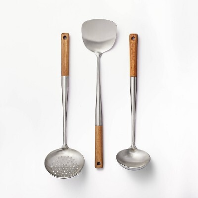 набор инструментов для приготовления вока из 3шт Коричневый - Figmint