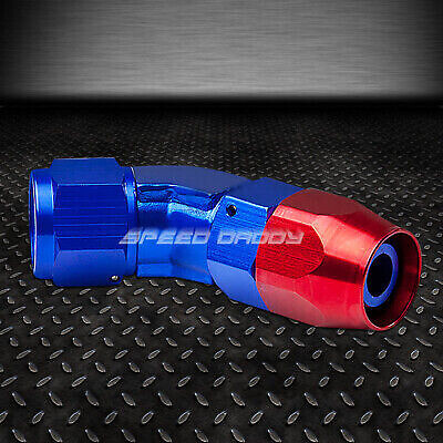 -8AN AN8 8-ПОВОРОТНЫЙ НА 45 ГРАДУСОВ КОНЕЦ МАСЛЯНОГО/ТОПЛИВНОГО/ГАЗОВОГО ШЛАНГА С НАРУЖНЫМ/ОХВАТЫВАЮЩИМ ФИТИНГОМ