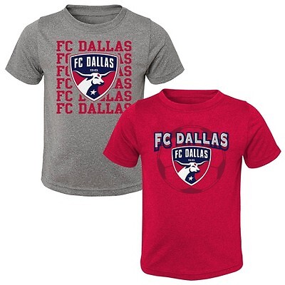 

Футболка из полиэстера MLS FC Dallas для малышей, 2 шт, Not available