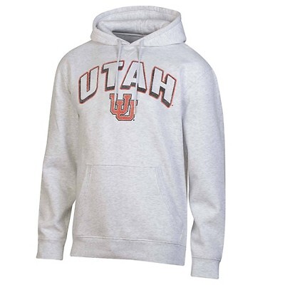 

Мужская серая флисовая толстовка NCAA Utah Utes, Серый