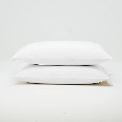 Набор наволочек King Washed Supima Percale Solid White - Casaluna