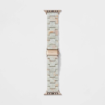 Полимерный ремешок для Apple Watch 42/44/45 мм — расцвет, пастельный мрамор