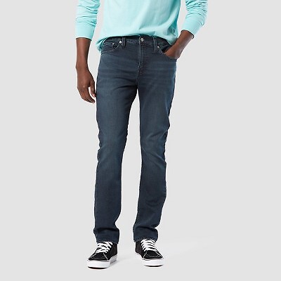 Мужские джинсы DENIZEN from Levis 216 Slim Fit Knit - темно-синий 31x30